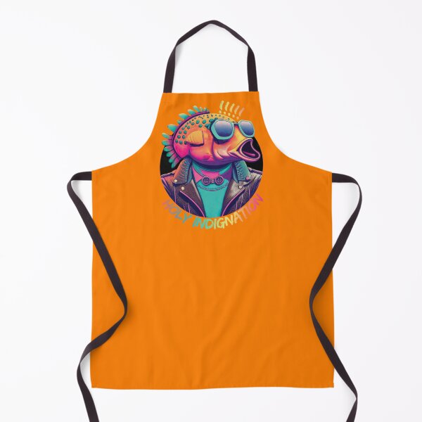 Item preview, Spotted pink and orange fish in sunglasses designed and sold by HarridanCreates.