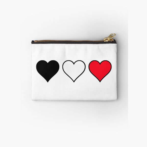Item preview, 3 hearts black white red designed and sold by Ylvinga.