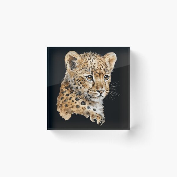 Item preview, Cute Baby Leopard Cub designed and sold by LionessLove.