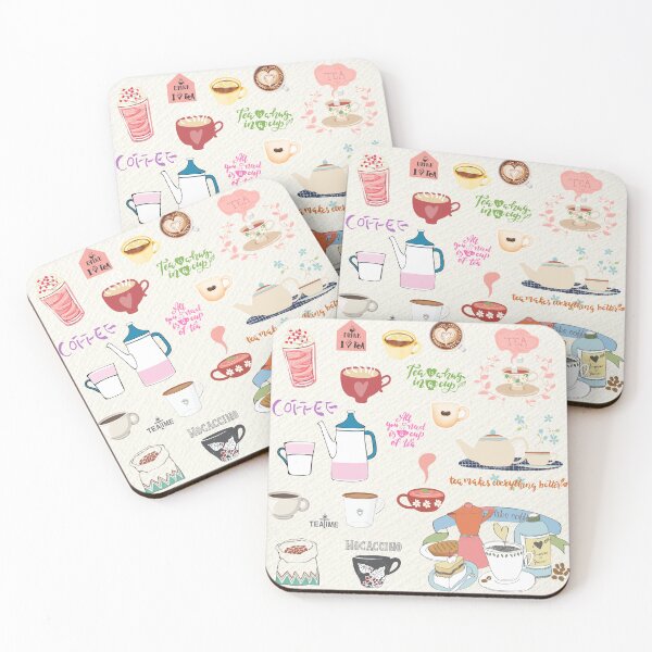 Item preview, teatime, coffee time, hand painting, one fine day designed and sold by zzzozzo.