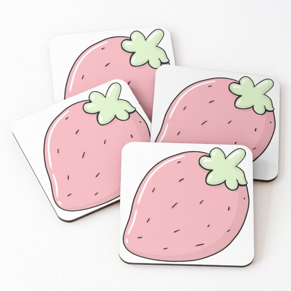 Item preview, Cute Pink strawberry  designed and sold by Bunnylovely.