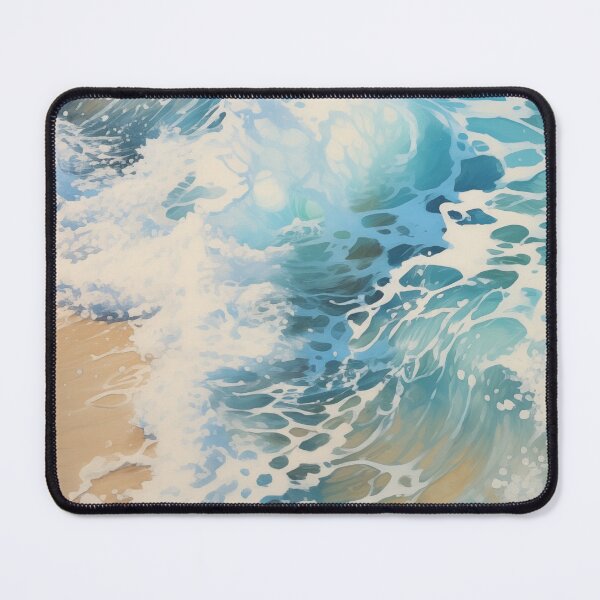 Artikelvorschau, Blue ocean waves and sand entworfen und verkauft von SunMoonMilk.