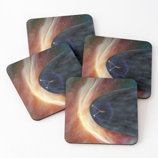 Item preview, STK204133S-Two Voyager spacecraft exploring space. designed and sold by StocktrekImages.