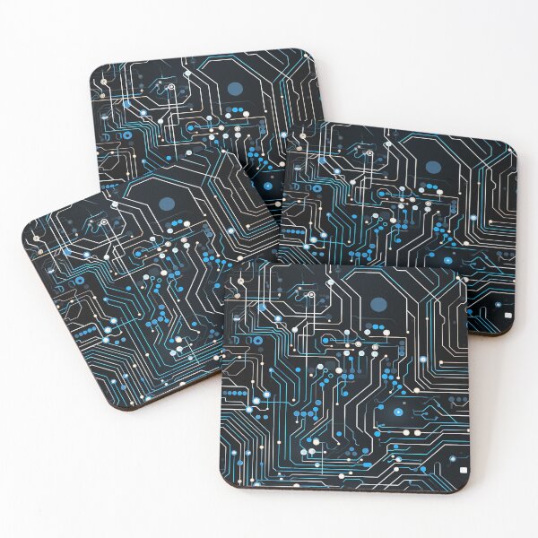 Item preview, Blue Circuit Board Repeating Pattern  designed and sold by NikkofTime.