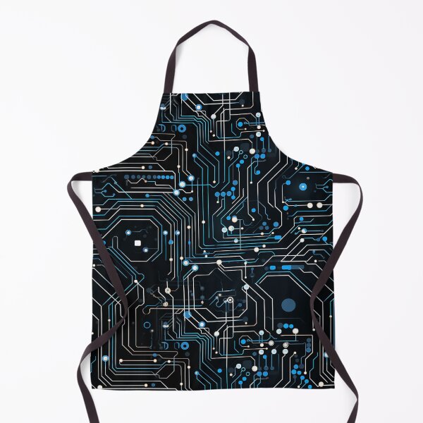 Item preview, Blue Circuit Board Repeating Pattern  designed and sold by NikkofTime.