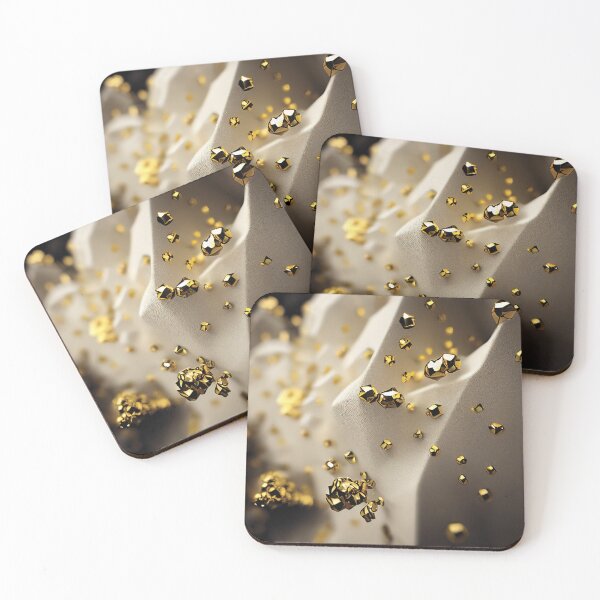 Item preview, Glamour gold and white pattern designed and sold by Mobius Spot Collective.