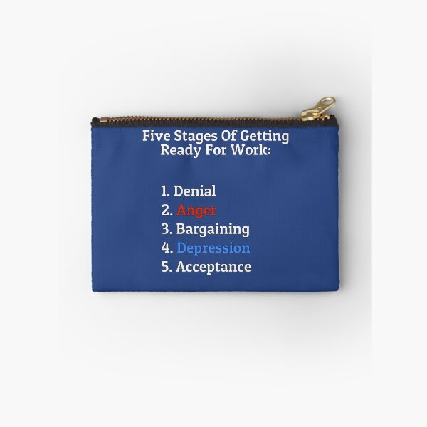 Item preview, Five Stages Of Getting Ready For Work designed and sold by Malaclypse235.