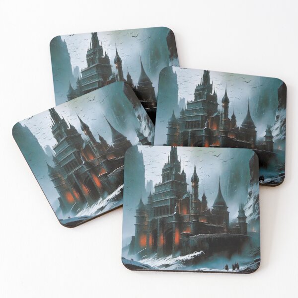 Item preview, The Vampire's Castle - Surreal Fantasy Art designed and sold by Delerat7.