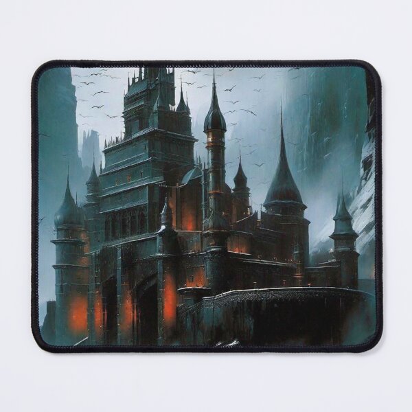 Item preview, The Vampire's Castle - Surreal Fantasy Art designed and sold by Delerat7.