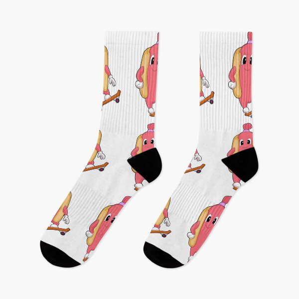Item preview, Hot dog Skater Skateboard  designed and sold by Snabdesign84.