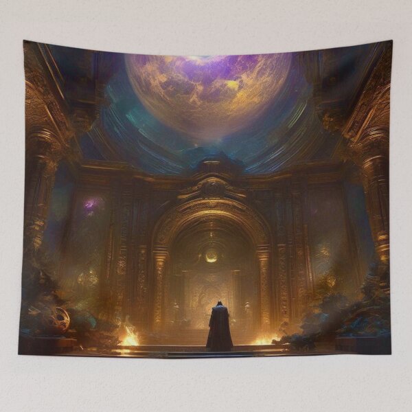 Item preview, Temple of the Seer - Surreal Fantasy Art designed and sold by Delerat7.