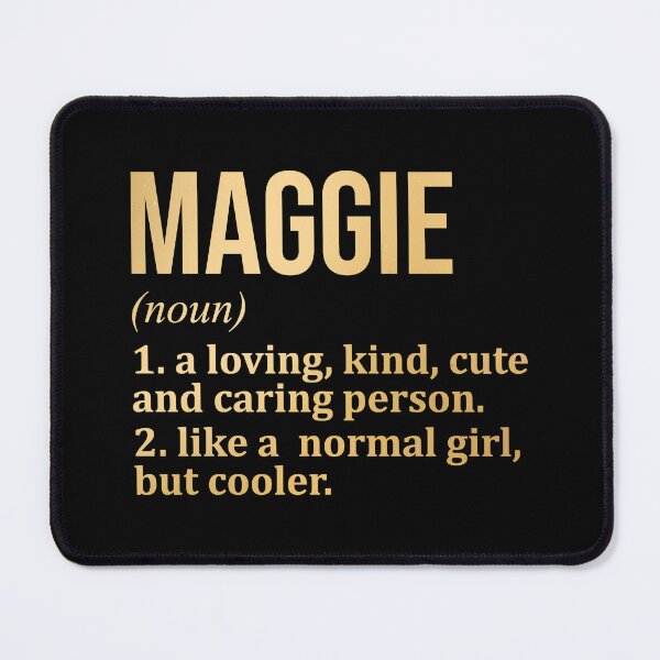 Item preview, Maggie Name Definition in Gold designed and sold by XCIV.