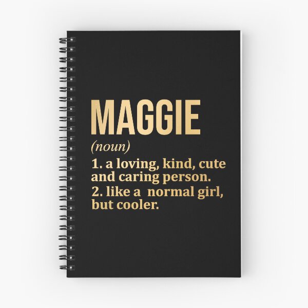 Item preview, Maggie Name Definition in Gold designed and sold by XCIV.