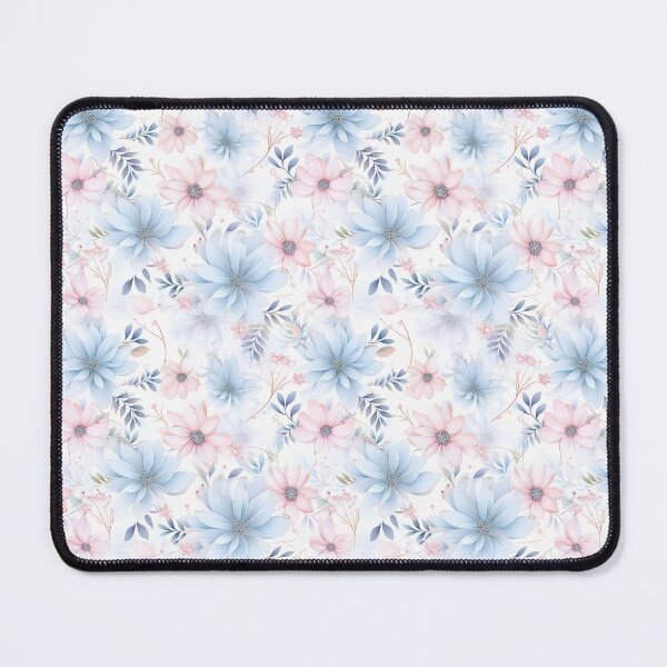 Item preview, Delicate pastel flowers forming an intricate repeating pattern. designed and sold by alexrow.