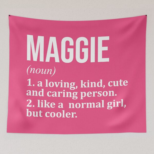 Item preview, Maggie Name Definition for Women designed and sold by XCIV.