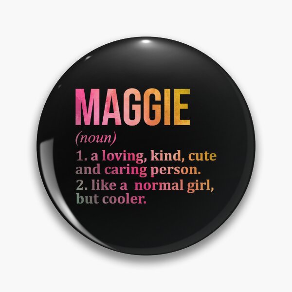 Item preview, Maggie Name Definition in Watercolor designed and sold by XCIV.