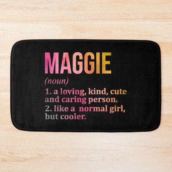 Item preview, Maggie Name Definition in Watercolor designed and sold by XCIV.