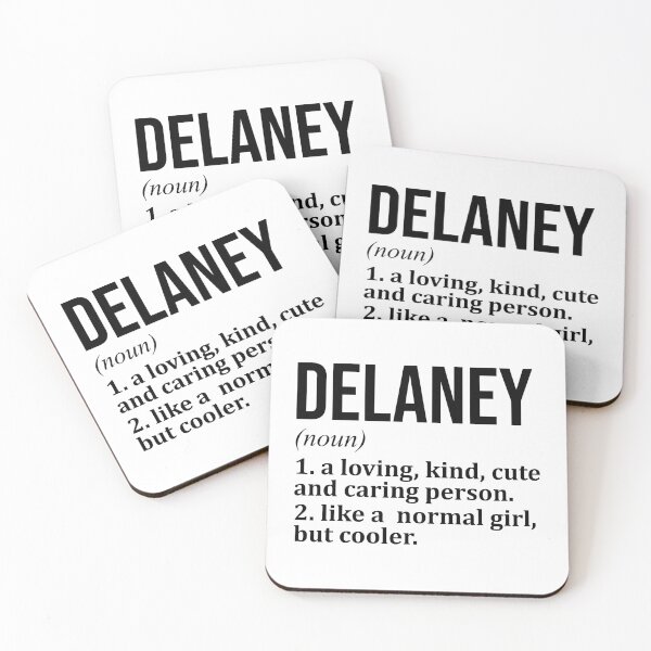 Item preview, Delaney Name Definition designed and sold by XCIV.