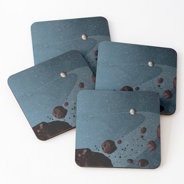 Item preview, STK204160S-Artist's concept of Jovian Trojans asteroids. designed and sold by StocktrekImages.