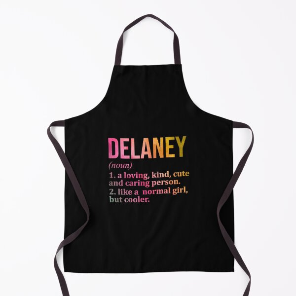 Item preview, Delaney Name Definition in Watercolor designed and sold by XCIV.