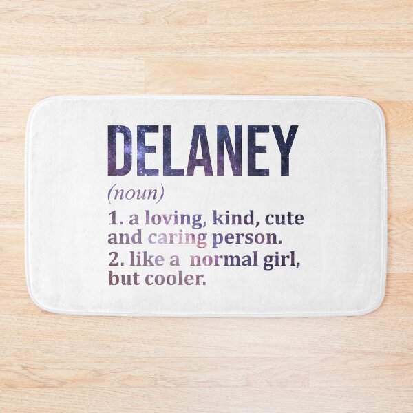 Item preview, Delaney Name Definition designed and sold by XCIV.