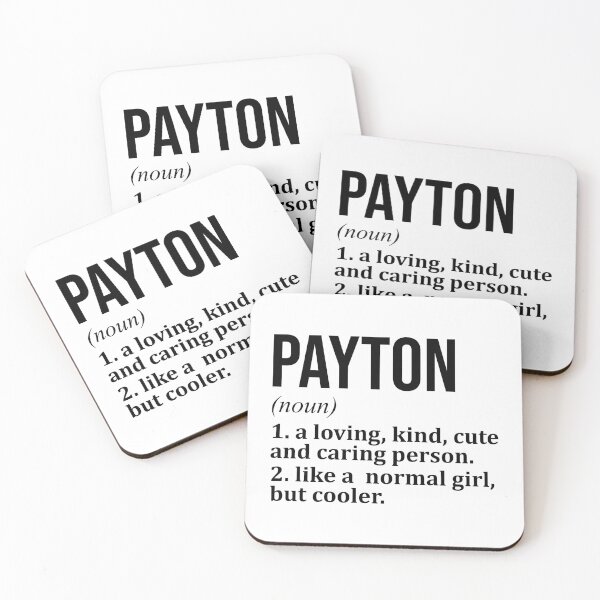 Item preview, Payton Name Definition designed and sold by XCIV.