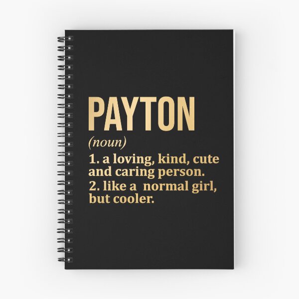 Item preview, Payton Name Definition in Gold designed and sold by XCIV.