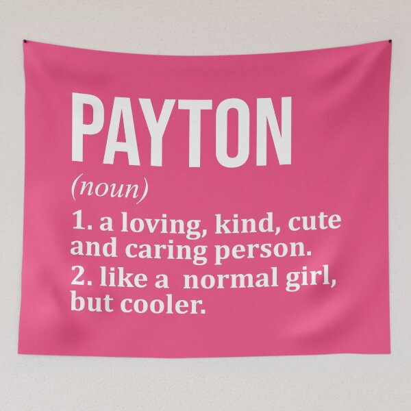 Item preview, Payton Name Definition for Women designed and sold by XCIV.
