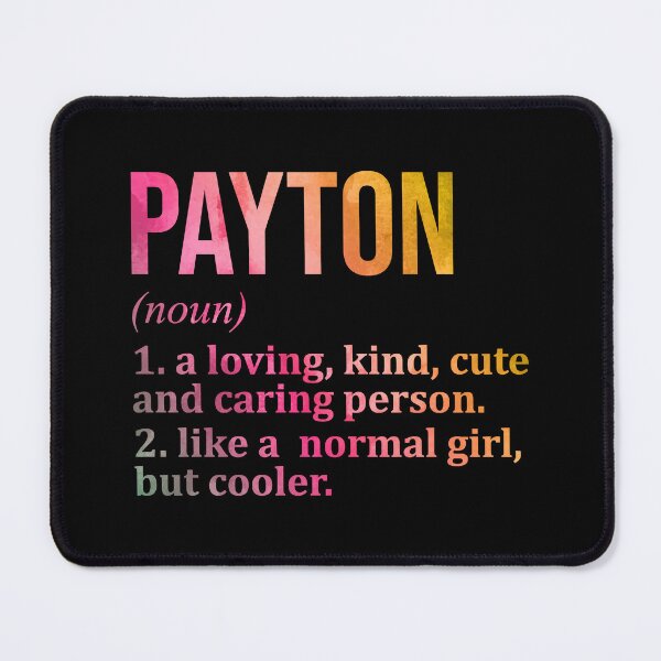 Item preview, Payton Name Definition in Watercolor designed and sold by XCIV.