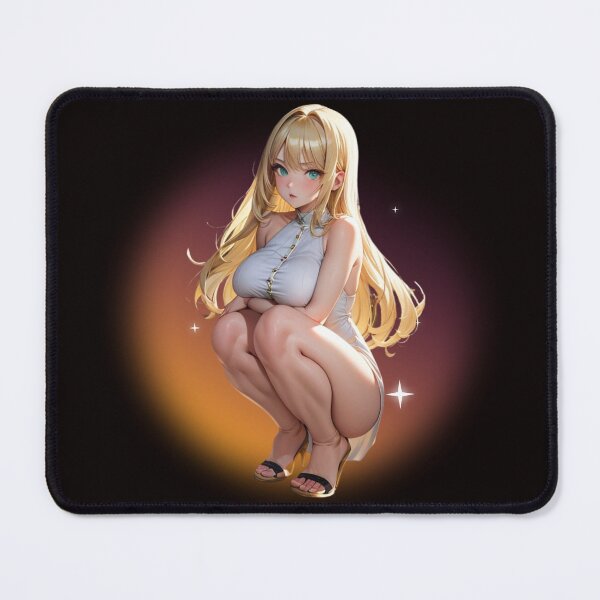 Item preview, Contemplative Blonde Anime Girl: Thoughtful Design for True Anime Lovers designed and sold by Anime-Community.