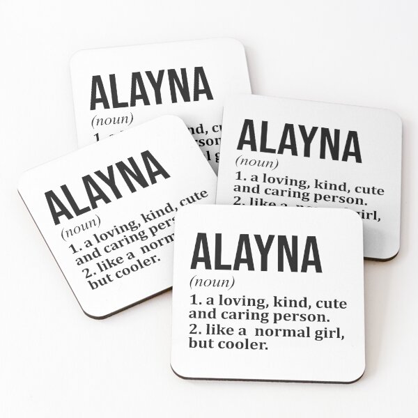 Item preview, Alayna Name Definition designed and sold by XCIV.