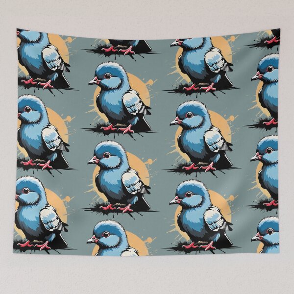 Item preview,  "Urban Aviator: Majestic Pigeon Flight" designed and sold by ArtistKunal123.