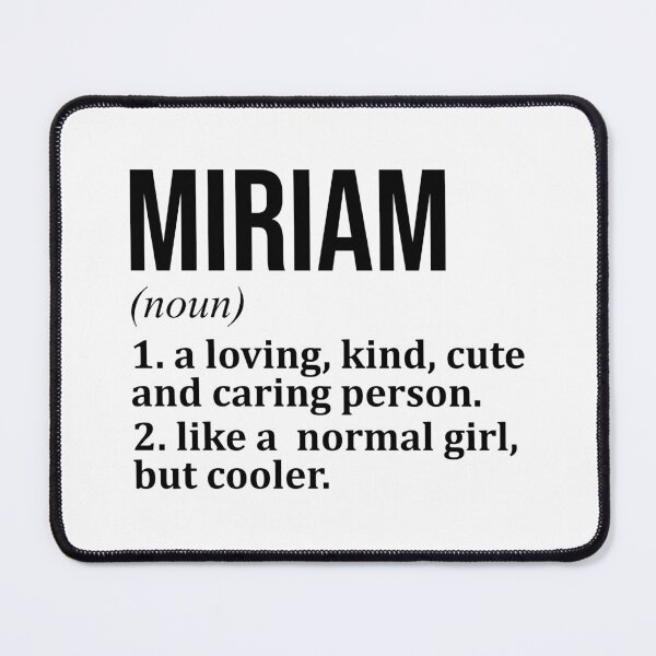 Item preview, Miriam Name Definition designed and sold by XCIV.