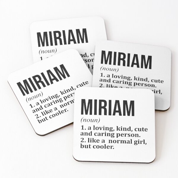 Item preview, Miriam Name Definition designed and sold by XCIV.