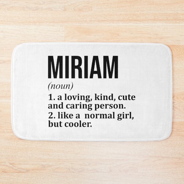 Item preview, Miriam Name Definition designed and sold by XCIV.