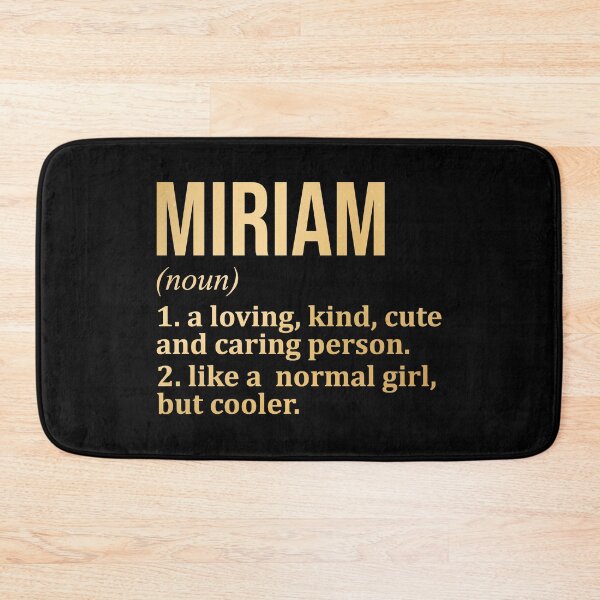 Item preview, Miriam Name Definition in Gold designed and sold by XCIV.