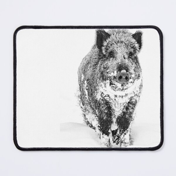 Item preview, Wild boar in the snow designed and sold by Ingo Gerlach.