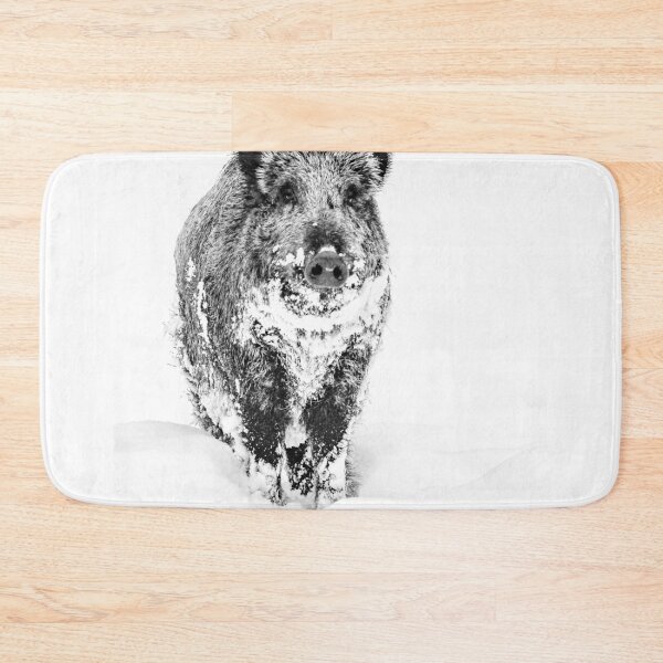Item preview, Wild boar in the snow designed and sold by Ingo Gerlach.
