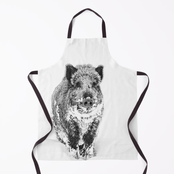 Item preview, Wild boar in the snow designed and sold by Ingo Gerlach.