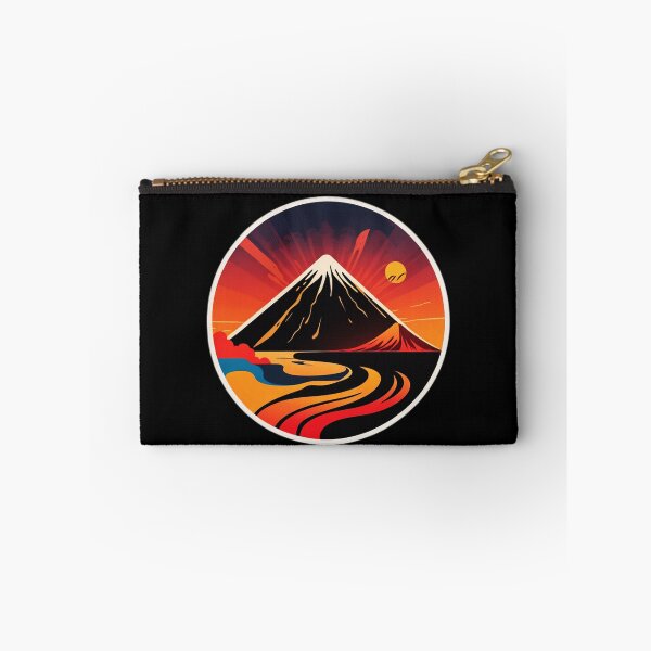 Item preview, Retro Volcano Eruption and Ocean in Hawaii designed and sold by NautiChic.