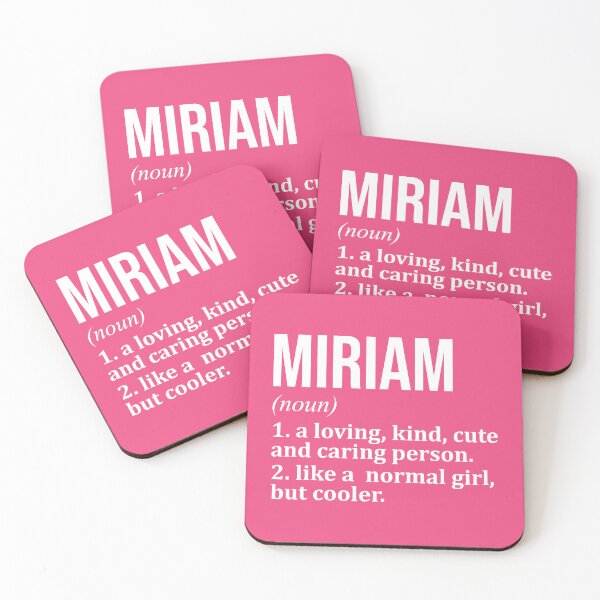 Item preview, Miriam Name Definition for Women designed and sold by XCIV.