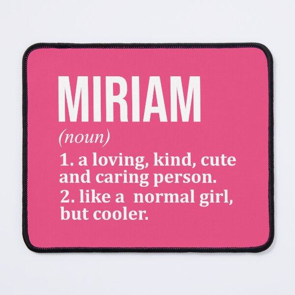 Item preview, Miriam Name Definition for Women designed and sold by XCIV.