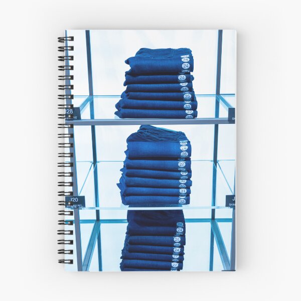 Item preview, Jeans Lying on Glass Shelves in a Shop designed and sold by Mats Silvan.