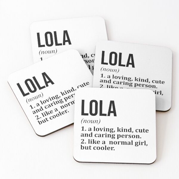Item preview, Lola Name Definition designed and sold by XCIV.
