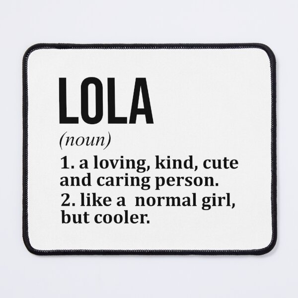 Item preview, Lola Name Definition designed and sold by XCIV.