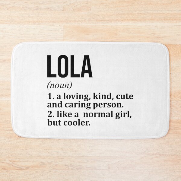 Item preview, Lola Name Definition designed and sold by XCIV.