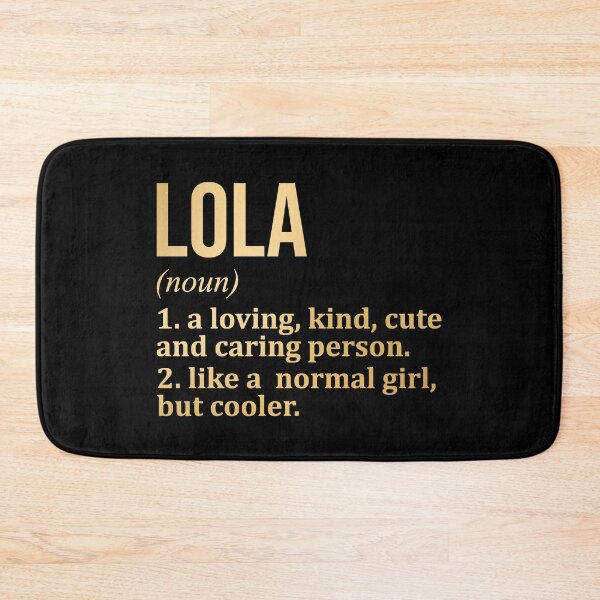 Item preview, Lola Name Definition in Gold designed and sold by XCIV.