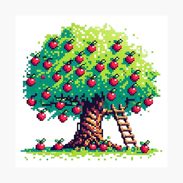 Life of a tree pixel art