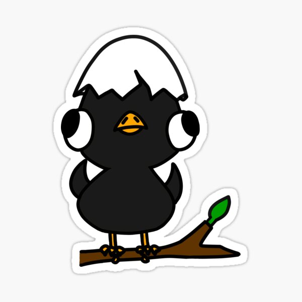 Vista previa del artículo con la obra «Patito oscuro patito pato negro, patito feo», diseñado y vendido por KikasArt.
