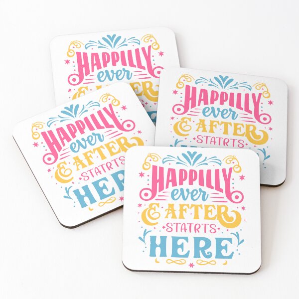 Item preview, Happily Ever After Starts Here: Celebrate Your Wedding Day with This Beautiful Sign designed and sold by FEBRICAST.